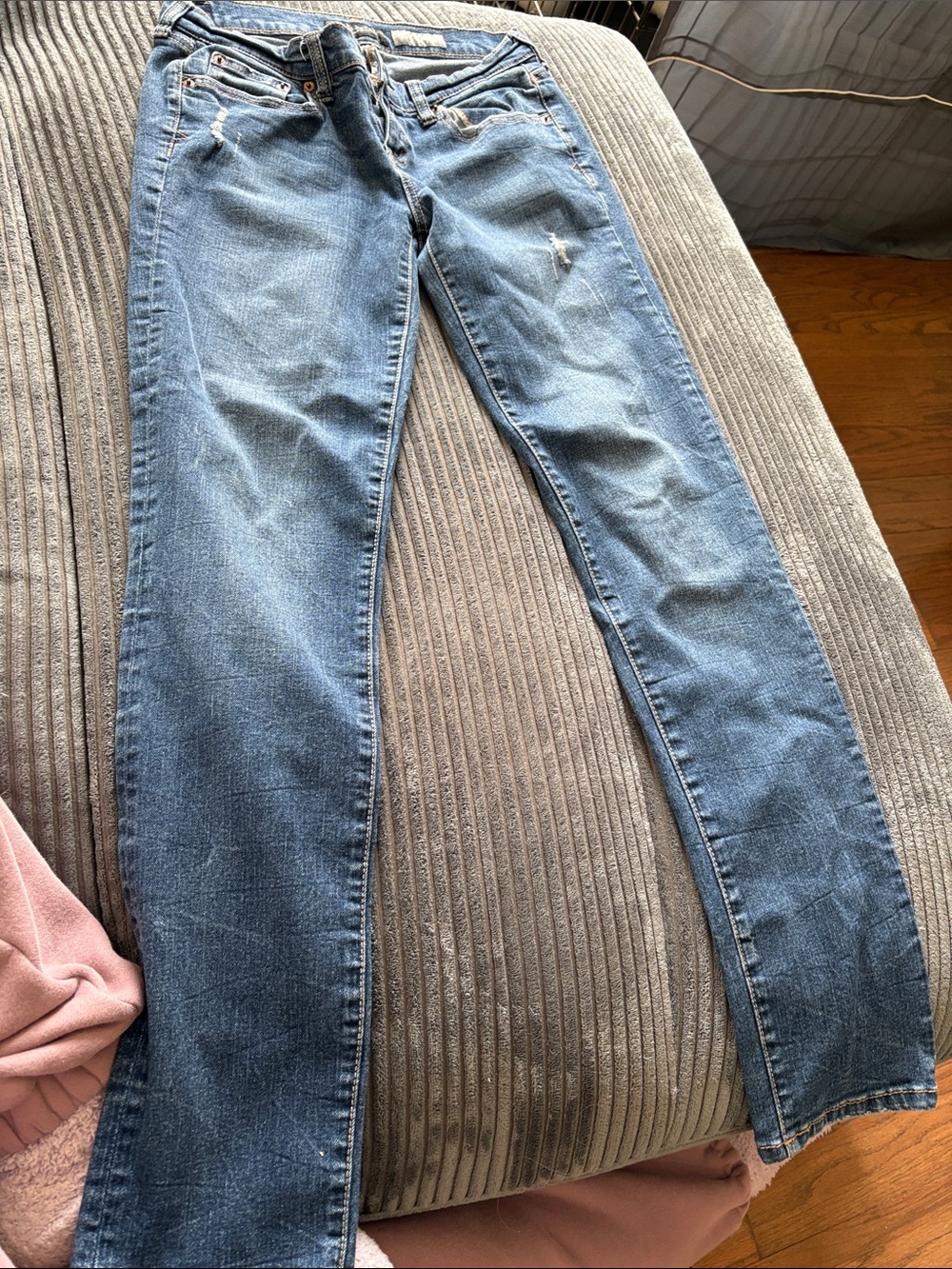 Aeropostale Women's Skinny Jeans - Blue Denim
